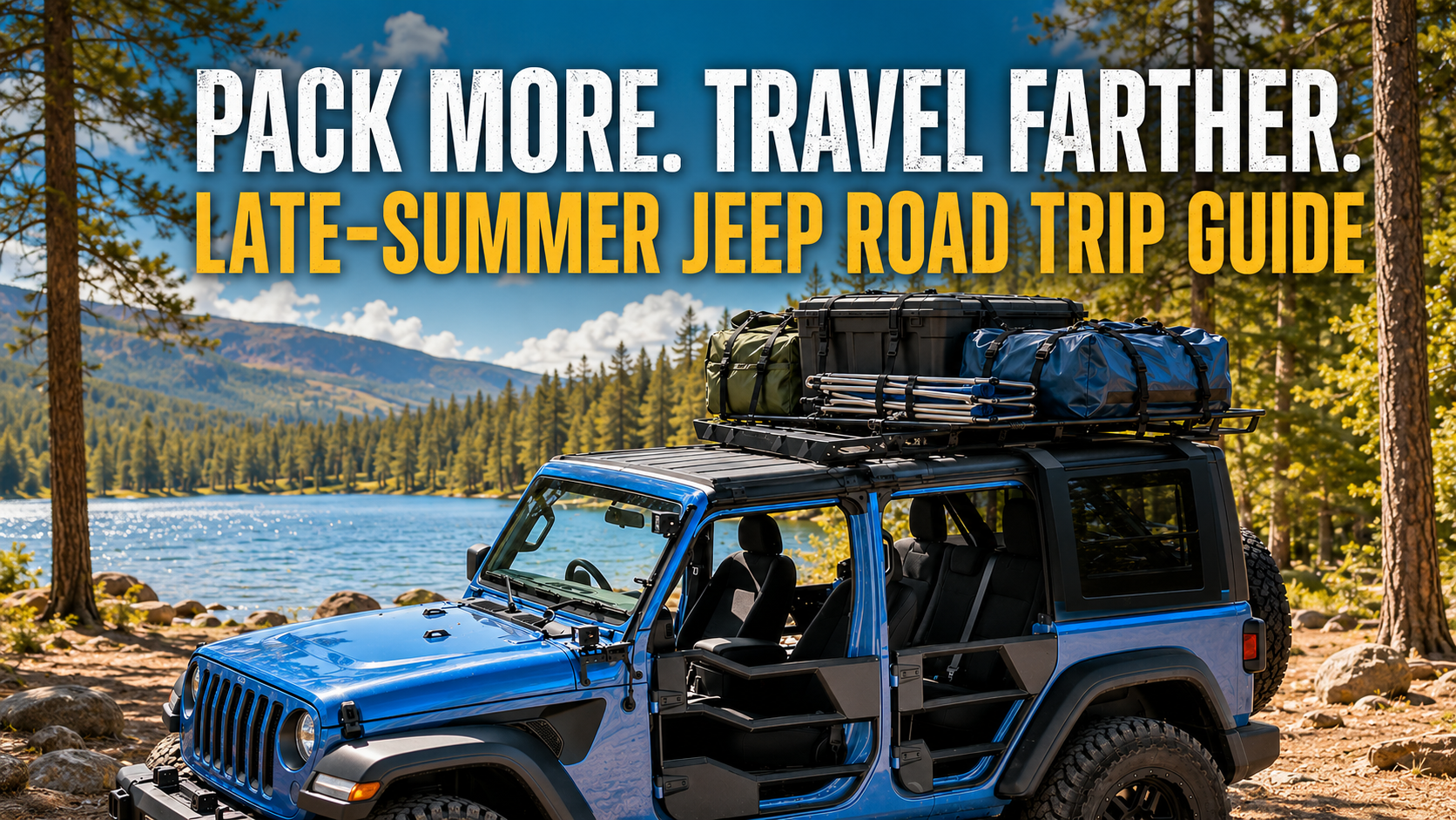 Still Time for One More Adventure: How to Pack Your Jeep Roof Rack for a Late-Summer Road Trip