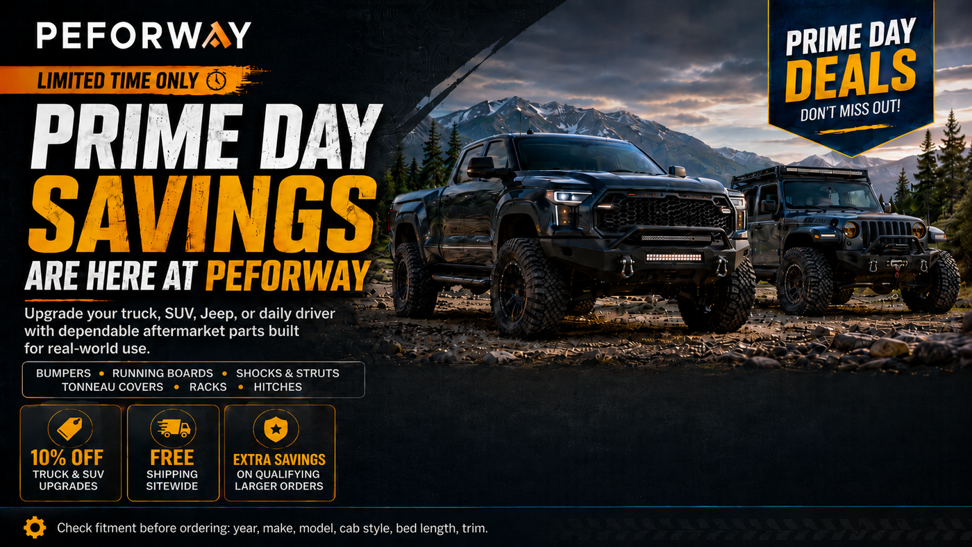 Peforway Prime Day Sale Is Here: Save on Truck Upgrades, Off-Road Parts & Suspension Essentials