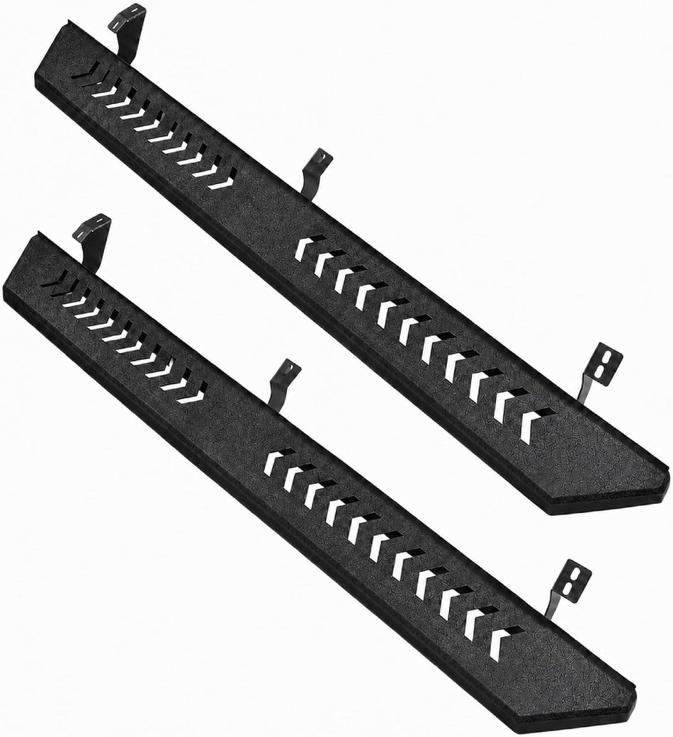Running Boards Fit for Toyota Tacoma Crew Cab 2005-2023 | Side Steps Fit for Tacoma 05-23 Double Cab 5.4inch Step Bars Carbon Steel Powder Coated