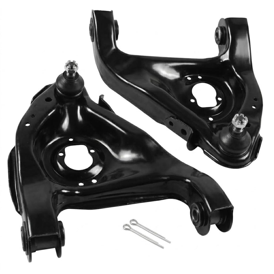 2PCS Front Lower Control Arm w/Ball Joints Fits for Chevy 1995-2005 Blazer, 1982-2003 S10, 1987-1995 LLV, for GMC 1992-2001 Jimmy, 1991-2003 Sonoma, 1982-1991 S-15 Replacement K620252 K620251