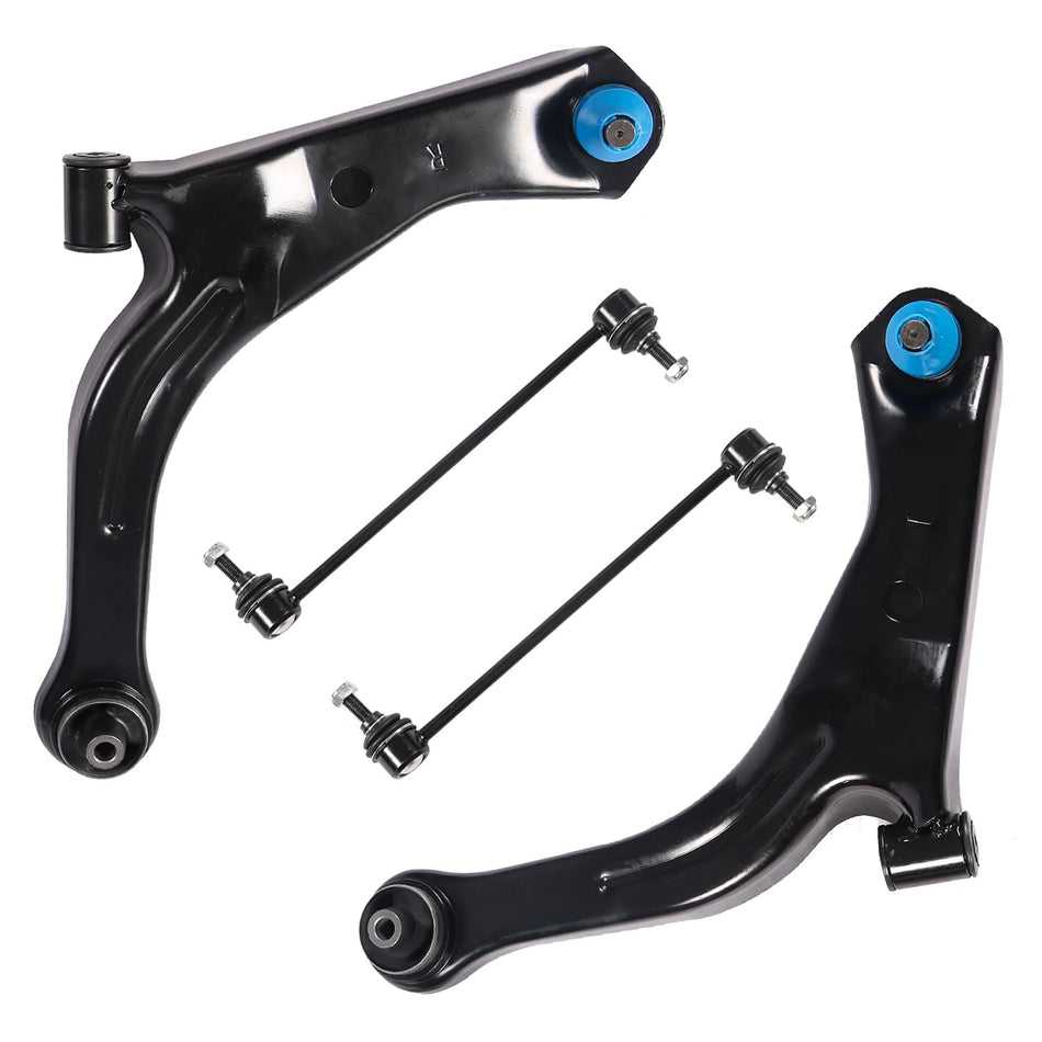 4PCS Front Lower Control Arm Fits for Ford Escape 2005-2012, for Mazda Tribute Mercury Mariner 2005-2011 Suspension Kit w/Ball Joints Replacement K80400 K80399 K80296