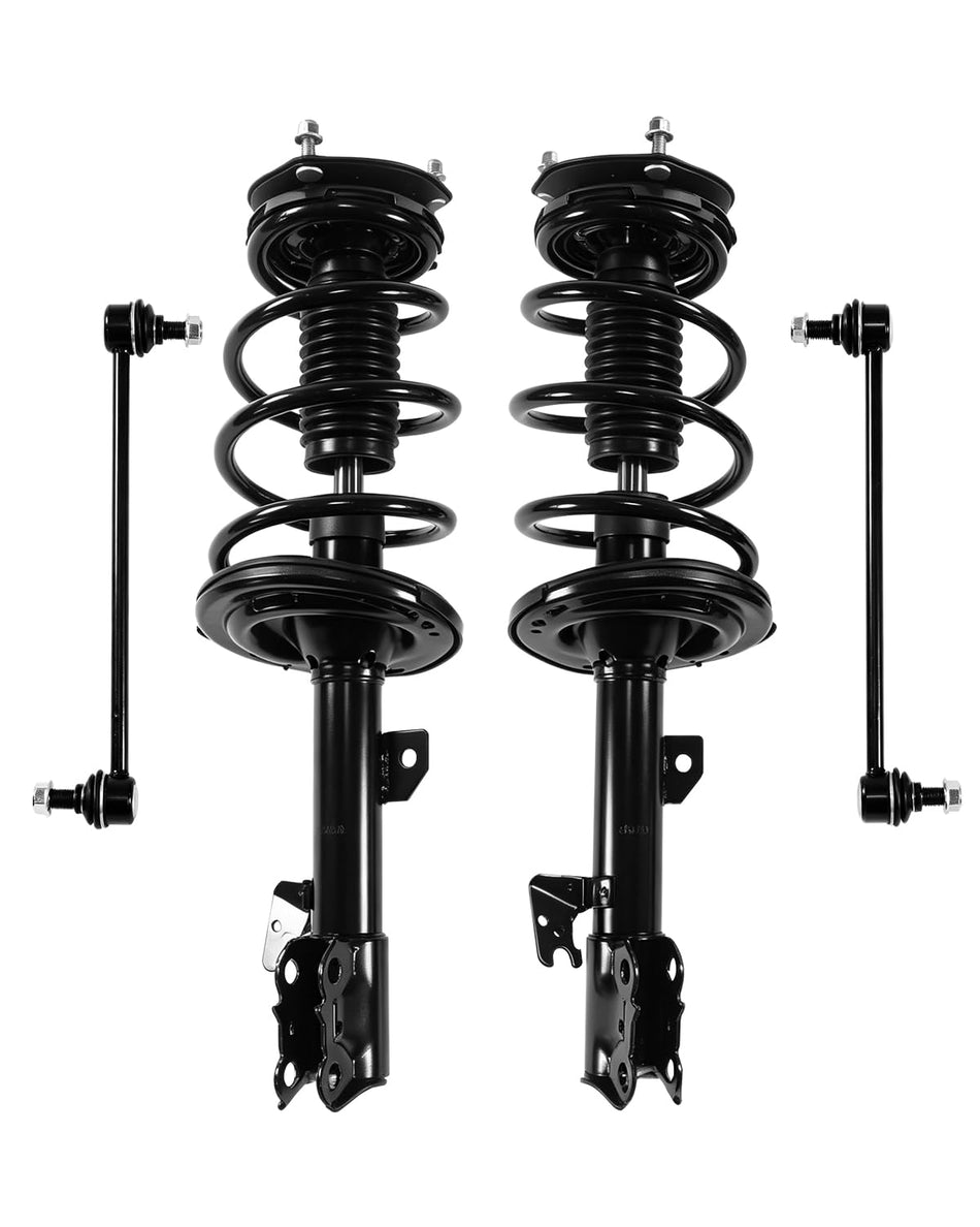 Struts Shock Absorbers fit for Toyota Sienna 2015-2020 Replacement | complete strut assembly, front rear shock absorber, suspension replacement, direct fit, smooth ride, OE K750574 SR4415 SR4416