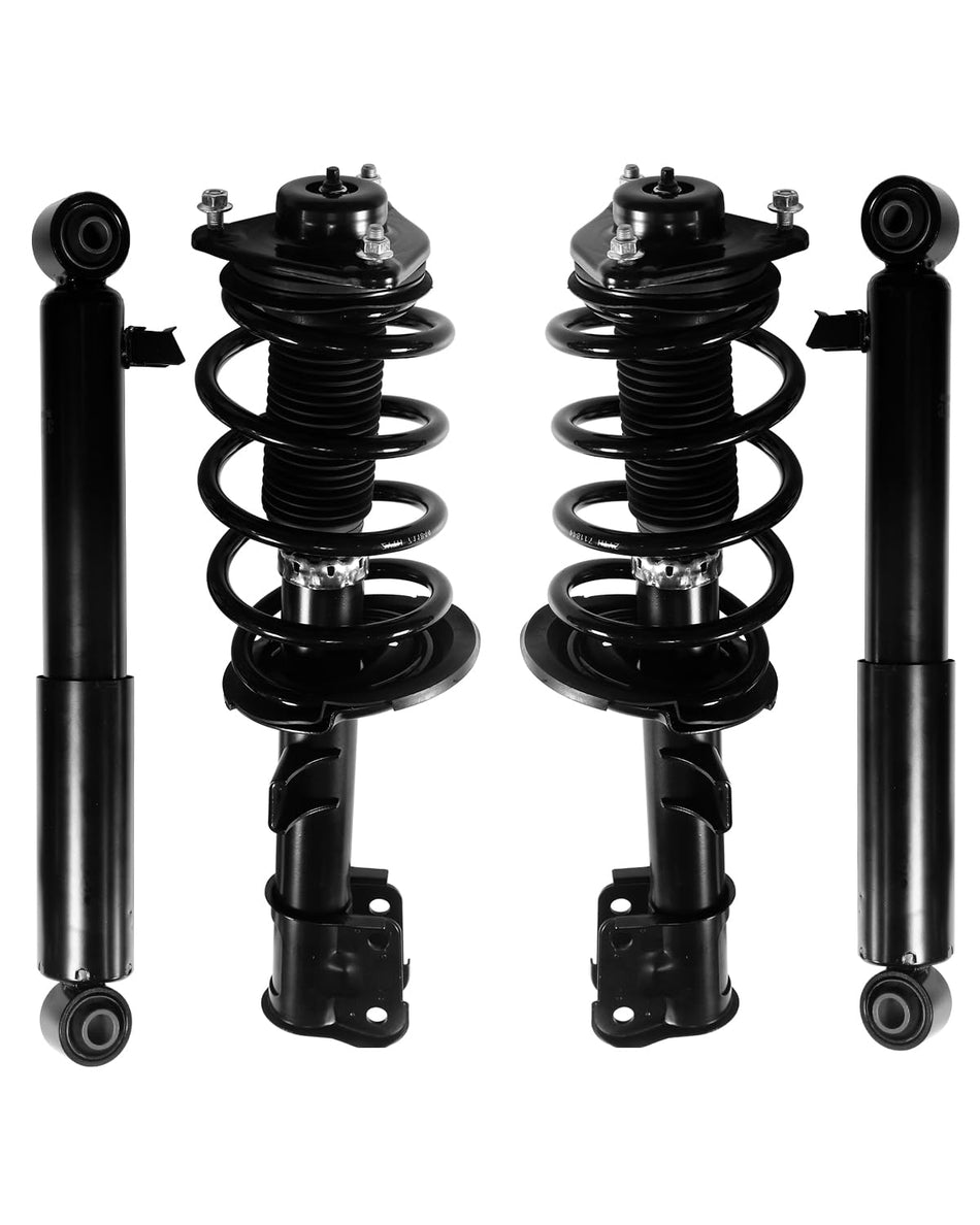 Front & Rear Strut and Coil Spring Assembly Set (4 PCS) fit for Hyundai Santa Fe Sport FWD 2013-2018 | Replaces 344663