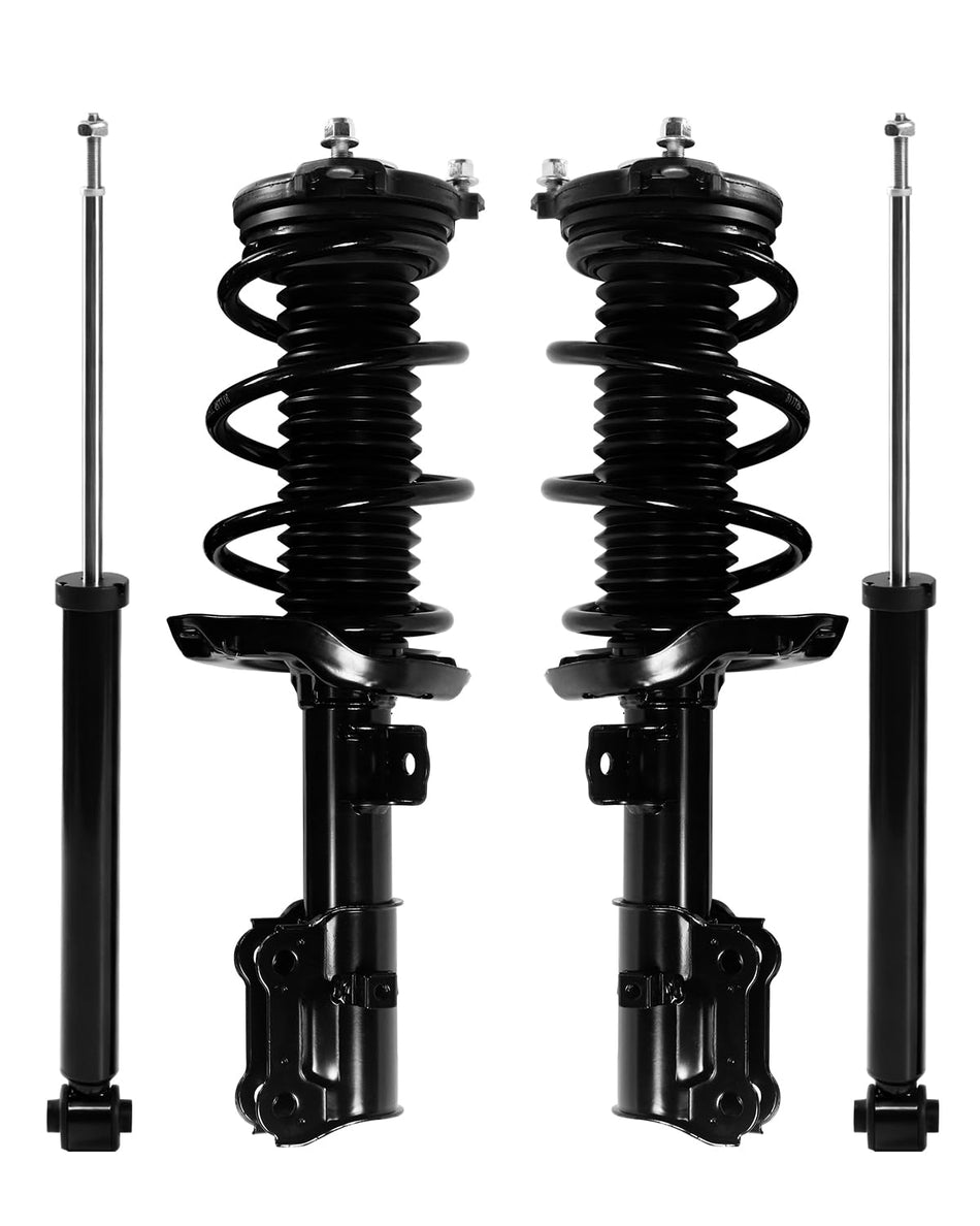 Front & Rear Strut and Coil Spring Assembly Set (4 PCS) fit for Hyundai Elantra 2017-2019 | Direct-Fit Replacement