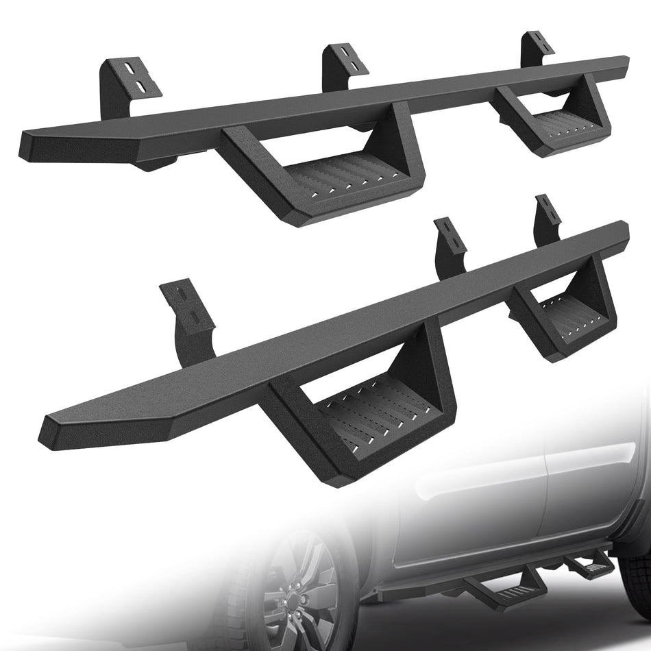 5.1" Drop-Down Running Boards fit for Nissan Frontier Crew Cab 2005-2025 | Carbon Steel Non-Slip Side Steps