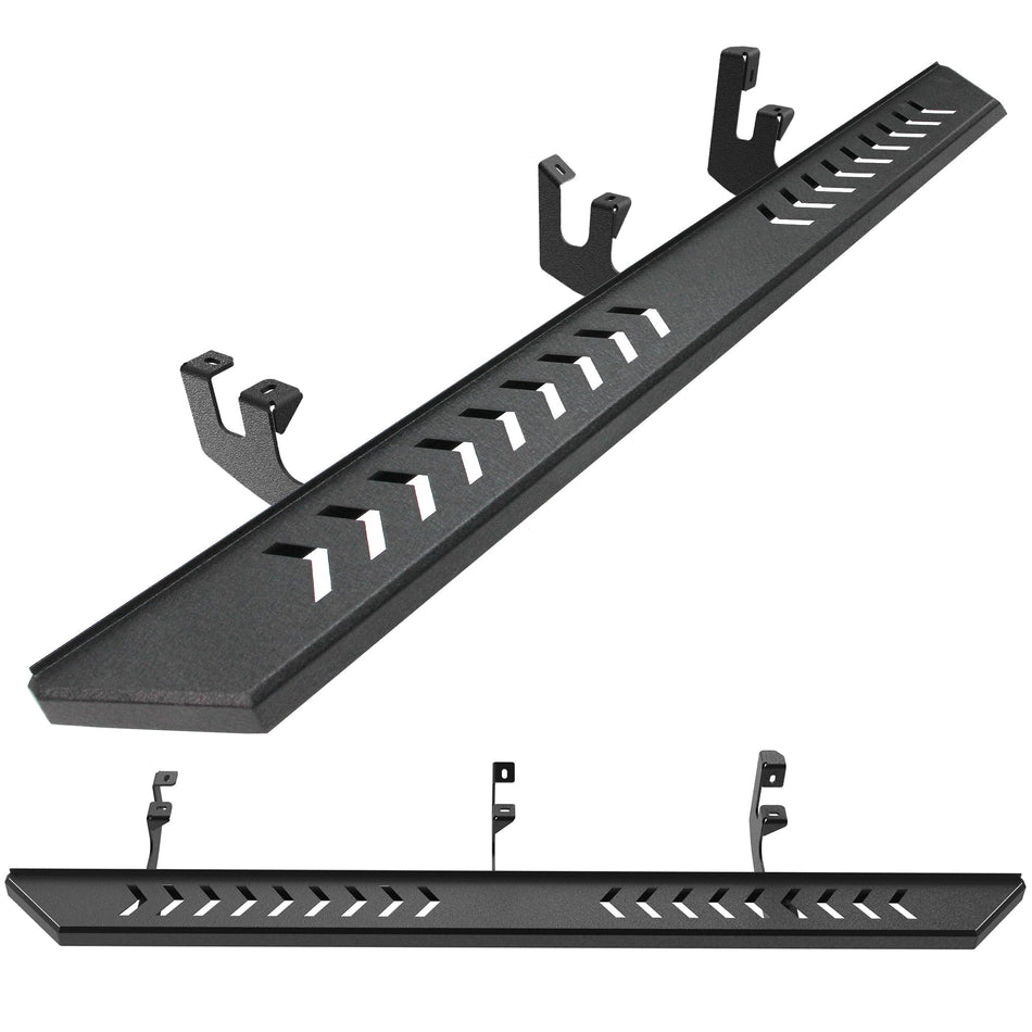 5.4" Running Boards fit for Honda Ridgeline 2017-2025 | Heavy-Duty Carbon Steel Side Steps with Cutout Non-Slip Design