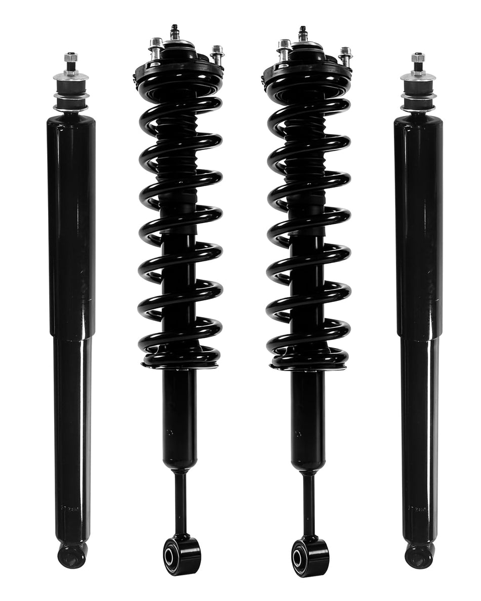 Front & Rear Struts Shock Absorbers Coil Spring Assembly Fit for Toyota Tacoma 4WD 2016-2020 Replacement PM7001589 PM7001588 PM6000981(Set of 4)