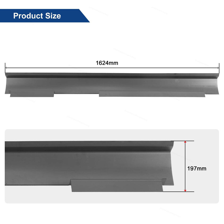 Rocker Panels 6pcs Kit Fits for Ford Excursion 2000-2005 Full Length Inner & Outer Unfinished Coated Steel