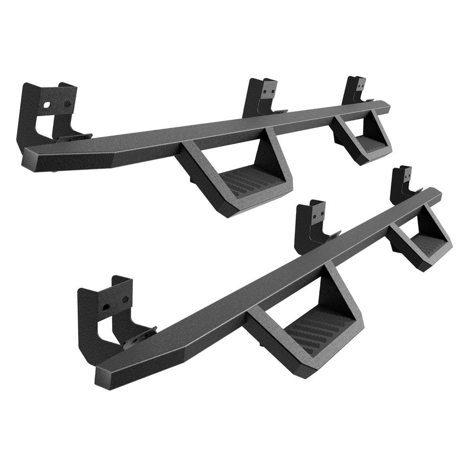 5.1" Drop-Down Running Boards fit for Jeep Wrangler JL 2018-2026 4-Door | Carbon Steel Off-Road Rock Rail Side Steps