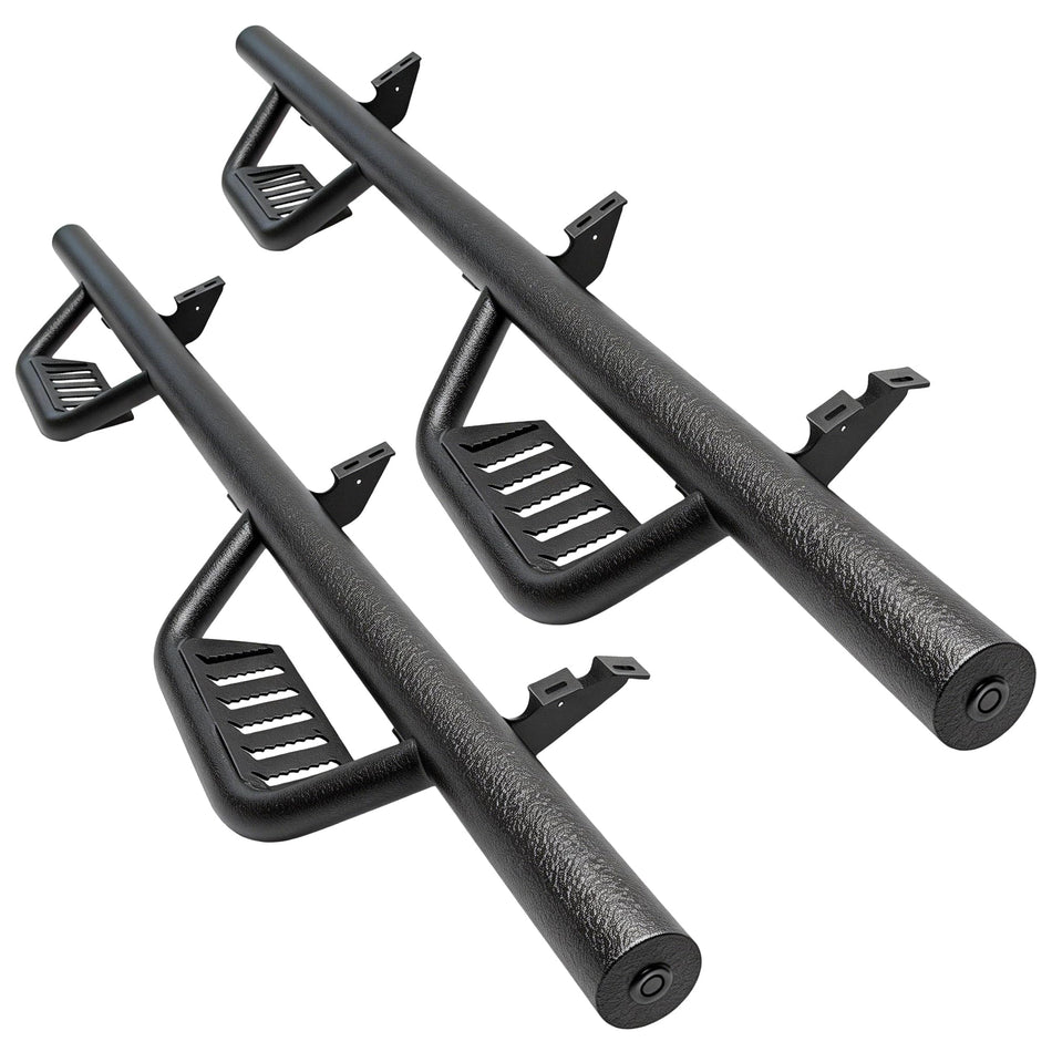 Running Boards Fit for Toyota Tacoma 2024 2025 2026, Drop Down Side Steps fit for 4th Gen Tacoma Double Cab Crew Cab 4 Full-Size Door, 5 inch Rock Rail Steps Side Step Bars Black Powder