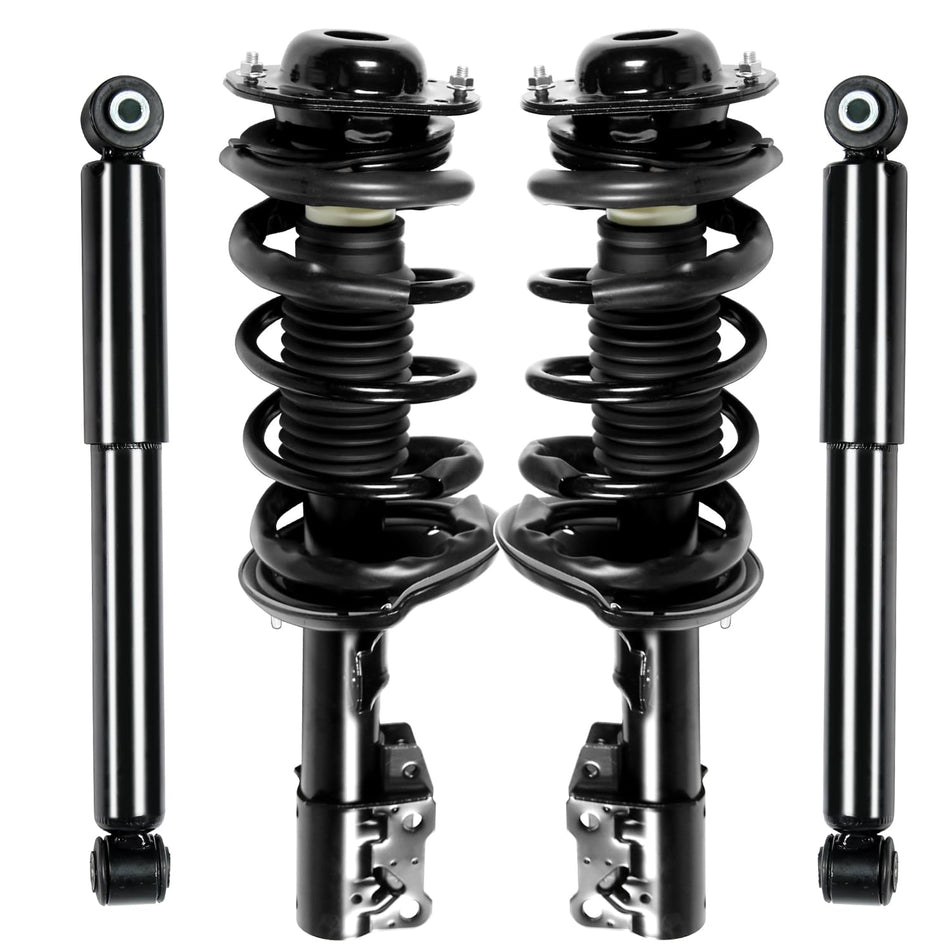 4PCS Front & Rear Struts Fit for Chevy Cobalt 2005-2010, Fit for Chevy HHR 2006-2011, Fit for Pontiac G5 2007-2009, Fit for Pontiac Pursuit 2005-2006 Shock Absorbers 172179L 172179R 5779