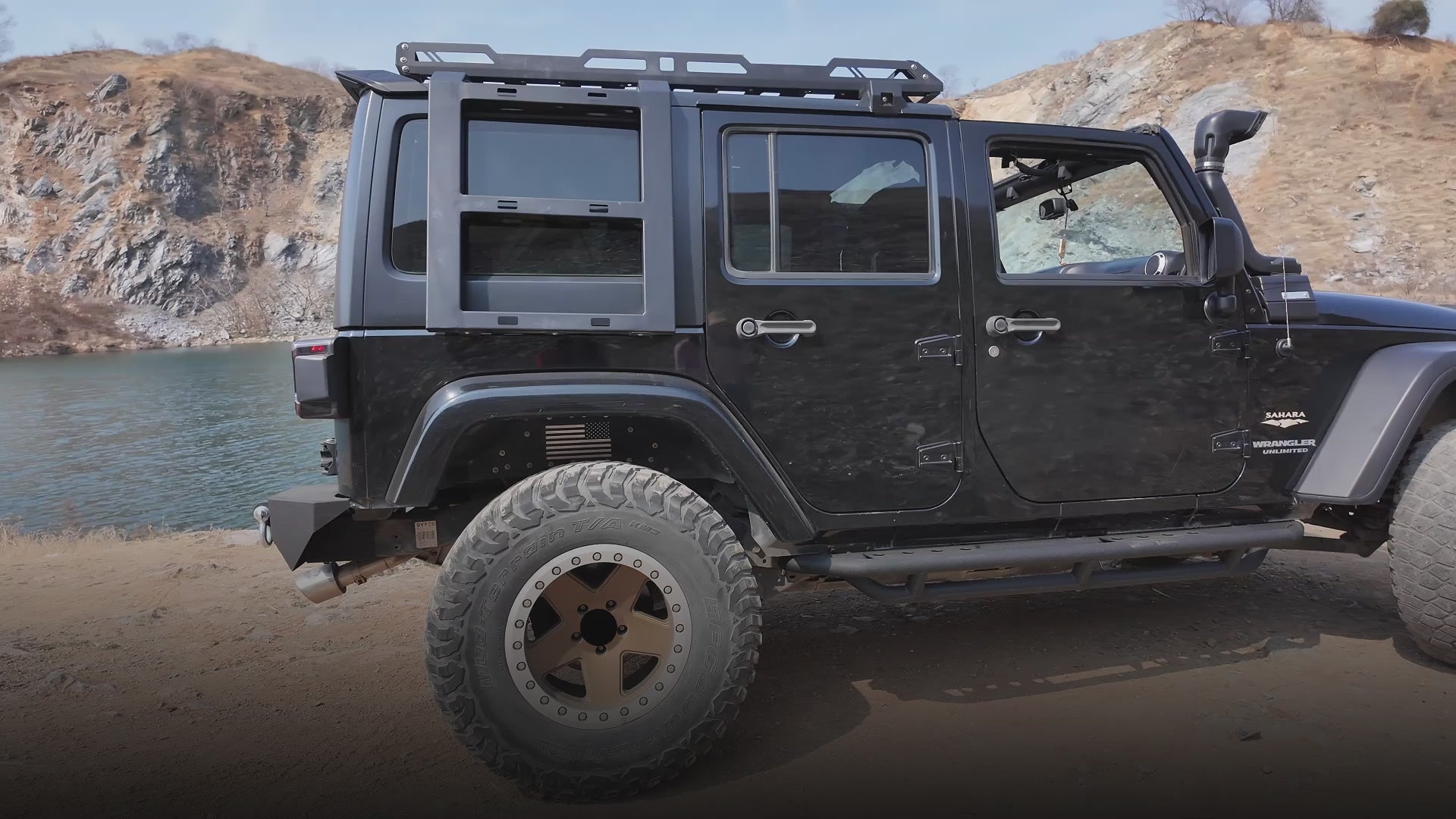 roof rack for jeep wrangler jl 2018-2026 with ladders