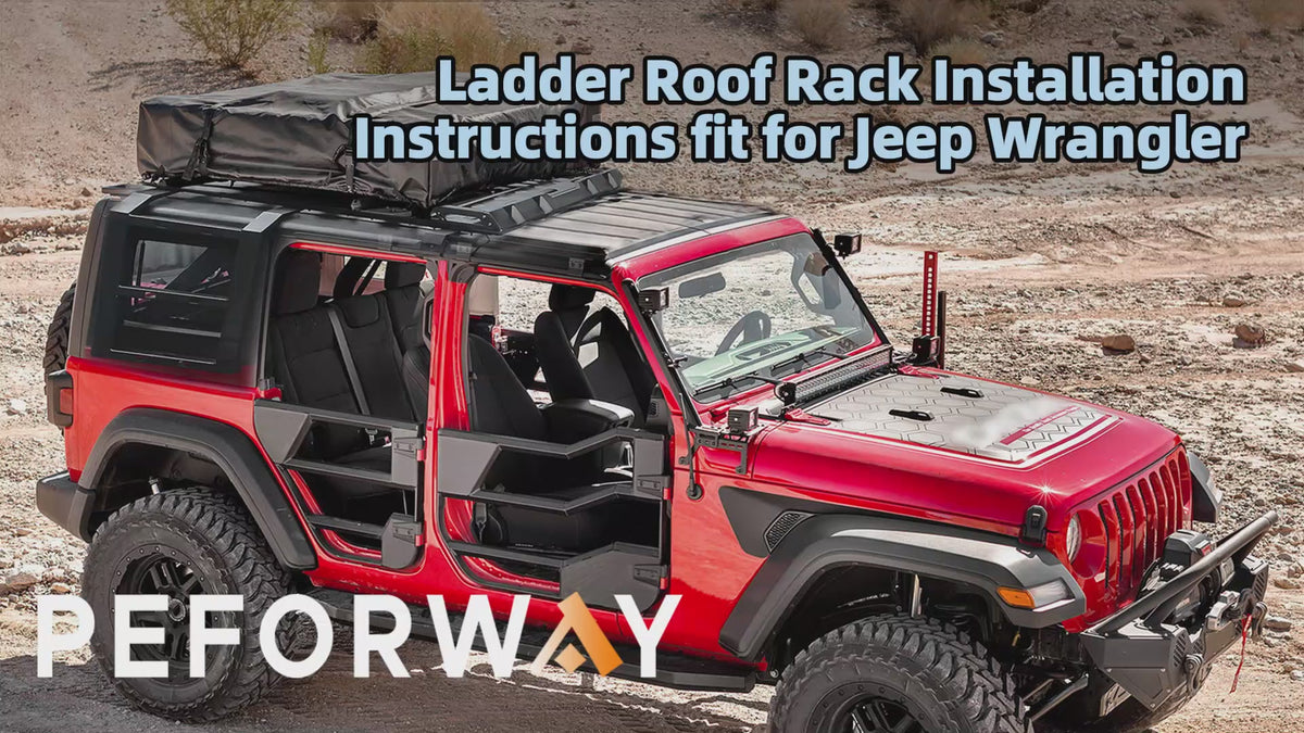 peforway roof rack jeep wrangler jl 2018 2025 2026 installation